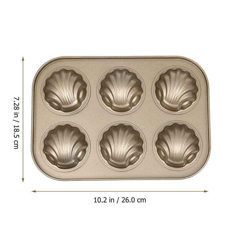 JEEXI Silicone Mini Muffin Pan, 12-Cup Cake Non-Stick BPA-Free, Muffins Tray,  Silicone Baking Pan Mold for Small Cupcakes Muffins Brownies Pudding Cakes,  Beige 