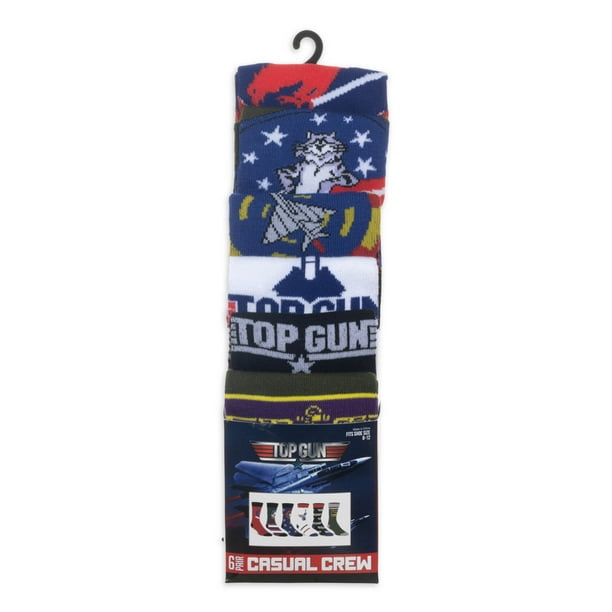 TOP GUN Men's Top Gun 6pk Socks