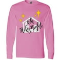 thumbnail image 3 of Inktastic Oh Holy Night Christmas Nativity with Yellow Stars Long Sleeve T-Shirt, 3 of 5
