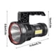 thumbnail image 5 of Linterna LED multifuncional con luz lateral - recargable por USB, foco COB, modo Red SOS, resistente al agua tanto para exteriores como para el hogar, 5 of 9
