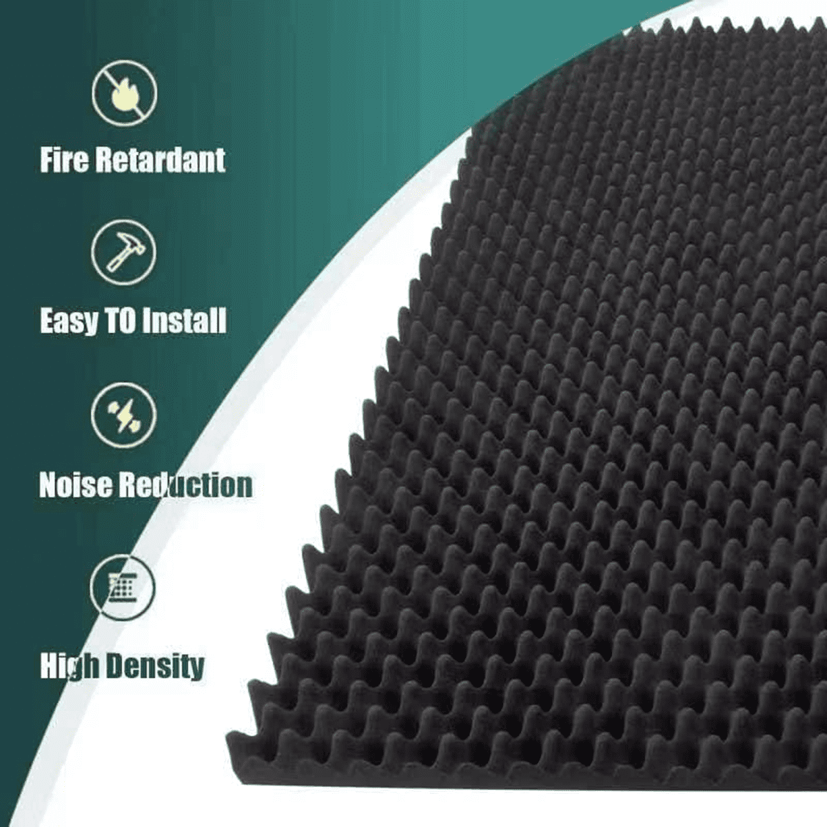 2 Pack Acoustic Foam Panels, for Home,Office, Recording Room, Studio
