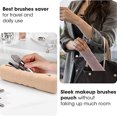 thumbnail image 5 of 3 Pack Travel Makeup Brush Holder Organizer, Silicone Makeup Brush Organizer, Portable Makeup Brush Holder, Soft Makeup Brush Tool Travel Storage Bag, 5 of 5