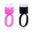 thumbnail image 1 of Tazas de anillo de tatuaje desechables, vasos de tinta con soporte de pigmento de esponja para tatuajes, tinta de tatuaje, máquinas de tatuaje, suministros de tatuaje 2 piezas JM, 1 of 5