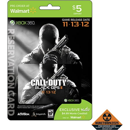 Interactive Commicat Presale Cod Black Ops Ii Xbox $5