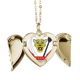 thumbnail image 1 of Congo emblema nacional país Collar colgante en forma de melocotón con alas Unbranded M, 1 of 3