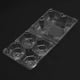 thumbnail image 5 of 100 Piezas de Cartón de Huevos de Plástico A Granel Soporte de Bandeja de Huevos de Pollo Transparente 4 Cuadrículas, 5 of 9