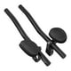 thumbnail image 1 of Aero Black Aluminum Alloy Aerodynamic Bar Road Bike TT Racing Handlebar Black Improves Posture Speed, 1 of 5
