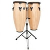 LP Aspire Conga Set w/ Double Stand, Natural