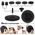 thumbnail image 4 of Solar Fountain Round Pond Pump Fountain Solar Pump Fountain for Garden Ponds Fish Tank Garden Solar Fountain Pump Water Feature Built-In Solar Panel Battery, Water Circuit (6 Nozzles), 4 of 7