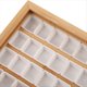 thumbnail image 4 of Caja de de Acuarela de Madera con Rejilla de Media Bandeja, Paletas de Rayos de Dibujo Al Óleo Vacías y Extraíbles, Bandeja de Pintura Portátil para Viaje, 4 of 5