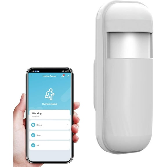 JCHENG Human Body Motion Sensor for TUYA Zigbee Gateway Exclusively - Remote Monitoring, Extended Battery Life, App Control, Smart Home Automation