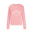 thumbnail image 4 of Meichang Sweatshirts pour Femmes Sans Capuche Manches Longues Col Rond Pull Décontracté Graphique Amusant Couleur Unie Sweatshirts Coupe Ample Pull d'Automne, 4 of 5