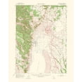 thumbnail image 2 of USGS 20x24 Gold Ornate Wood Framed with Double Matting Museum Art Print Titled - Fort Bidwell California Oregon Quad - USGS 1964, 2 of 4