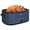 22-Blue, variant on Sunvivi Roaster Oven with Self-Basting Lid, 22qt Electric Roaster with Removable Pan & Rack, Turkey Roaster Oven with Defrost & Warm Function, Stainless Steel,Blue