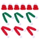 thumbnail image 3 of 12 unids encantadora decoración de punto adorno navidad mini navidad artesanía para botella, 3 of 5