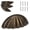 Bronze, variant on Handles Vintage Semi Circle Cabinet Knobs for Furniture Kitchen Cupboard Dresser Drawer Door Decorative Knob Double Hole Drawer Pulls 4 Pcs (Bronze)