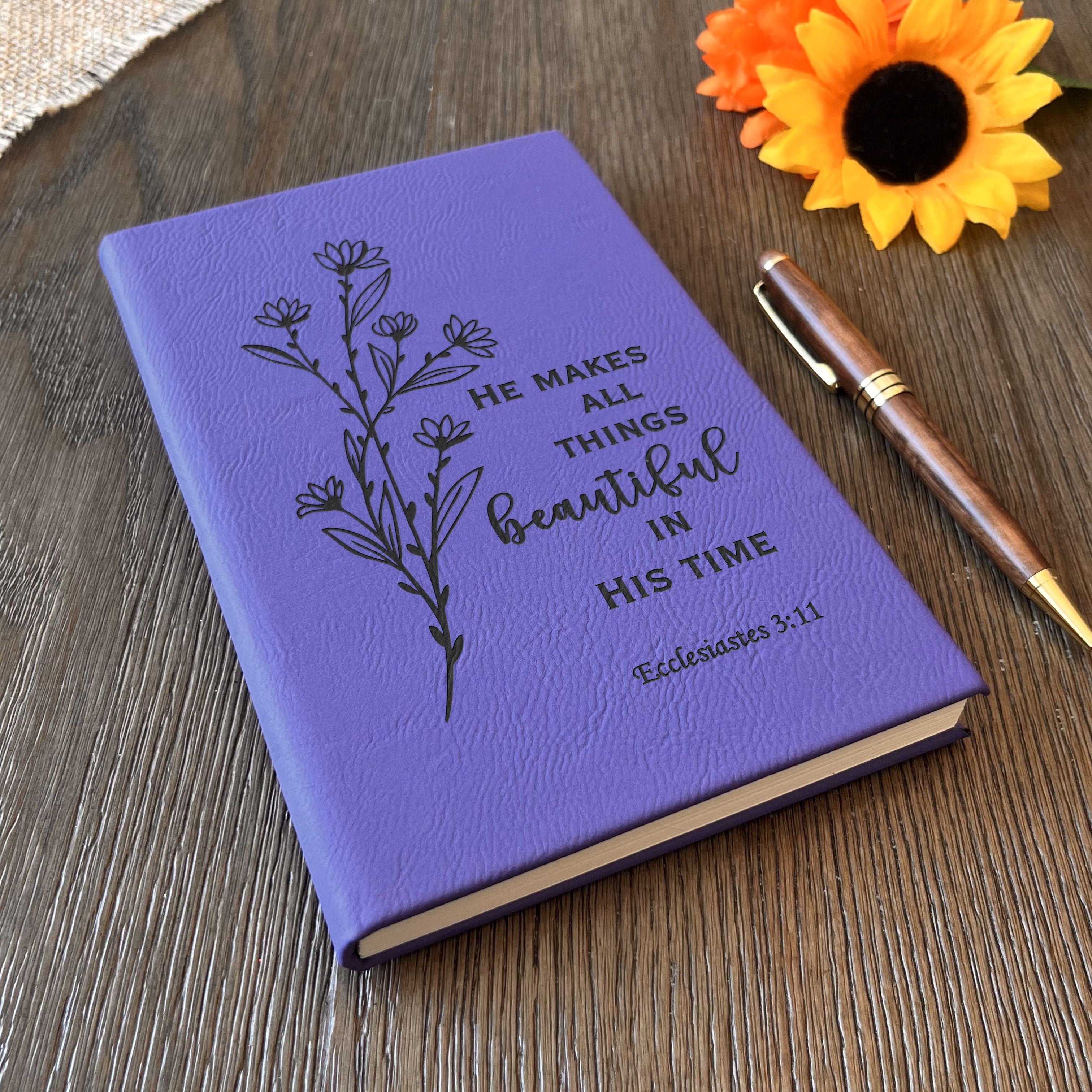Custom Prayer Journal, Bible Study Journal, Daily Prayer Bible Journal, Prayer Journal for Women men, Bible Accessories Bible Study Supplies
