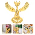 thumbnail image 3 of Swan Shape Alloy Crystal Ball Base Stand Crystal Ball Display Stand Crystal Spheres Holder, 3 of 9