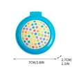 thumbnail image 2 of MZCPSYHA Candy Color Folding Comb Portable Solid Color Makeup Mirror Massage Comb, 2 of 5