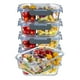 thumbnail image 1 of Recipientes de vidrio MFY, paquete de 5, 1,1 L con tapas y 2 compartimentos, 1 of 8
