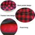 thumbnail image 4 of Dog Hoodie Dog Sweaters with Hat, Classic Plaid Dog Warm Jacket Pet Clothes Sweaters Windproof Puppy - s, 4 of 5