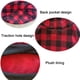 thumbnail image 4 of Sudadera con capucha para perro, además de terciopelo negro y rojo a cuadros, ropa informal para perros medianos y grandes, cómoda y cálida para mascotas, 4 of 5