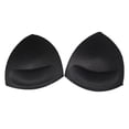 thumbnail image 2 of Guardurnaity Almohadillas para sujetador transpirables y agradables para la piel, hechas de esponja, para un cómodo, insertos para sujetador con Ropa interior Negro, 2 of 6