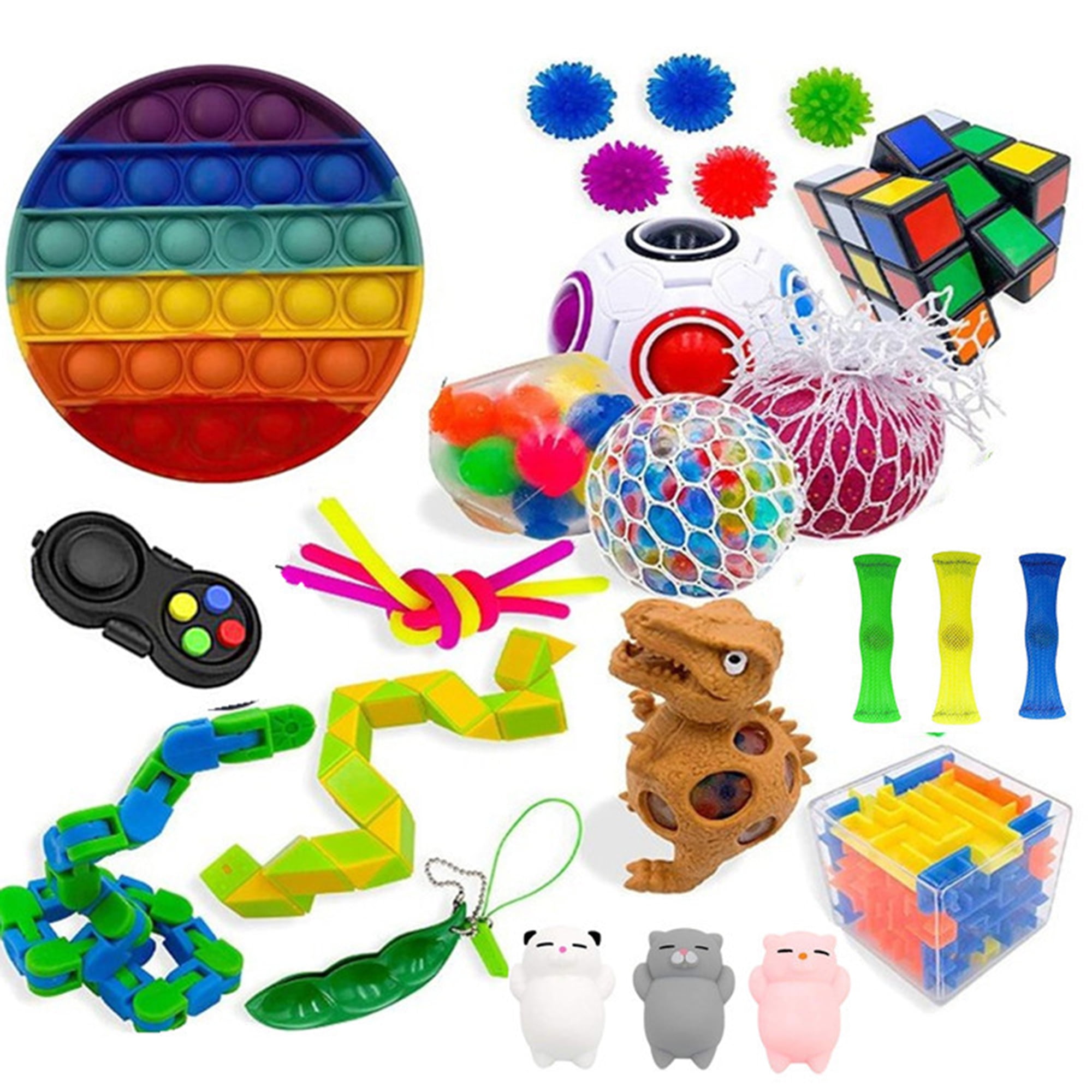 26 Pack Sensory Toys Set Relieves Stress and Anxiety Fidget Toy for Children 