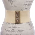 thumbnail image 3 of 4" Women's High Waist Non Leather Fashion Wide Braided Stretch Belt, 3 of 3