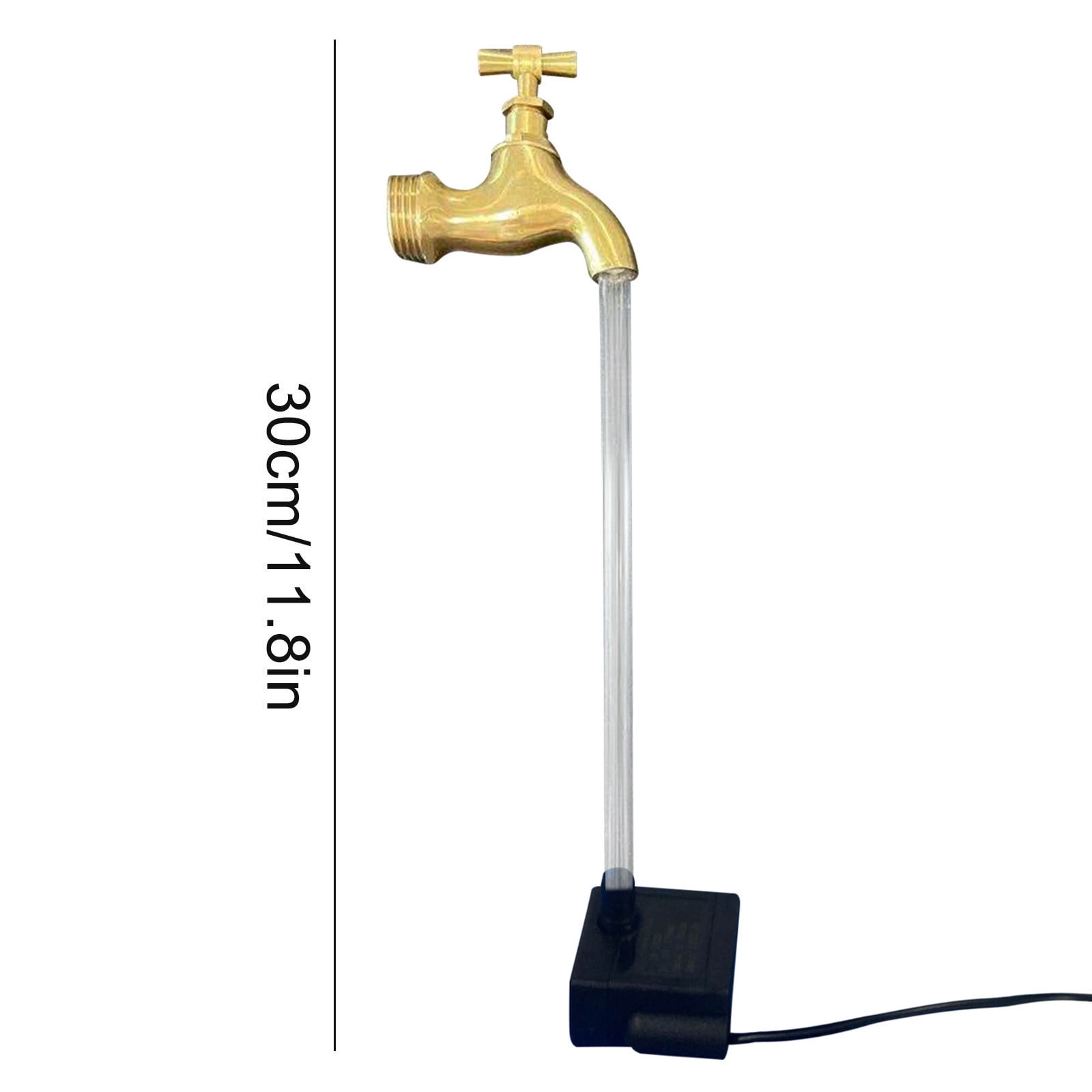 Dpityserensio Spout Watering Can , Invisible Faucet with Pump, Floating Faucet , Floating Faucet, DIY Yard Art Decor, Garden, Yard, Home Decor Xmas Gifts