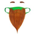 thumbnail image 2 of Encased St Patricks Day Face Mask for Adults, Bearded Leprechaun Costume, 2 of 6