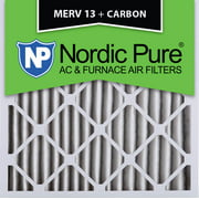 20x20x2 MERV 13 Plus Carbon AC Furnace Air Filters Qty 3