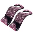 thumbnail image 1 of de cristal brillante para asiento trasero de coche, colgador de asiento para mujer, para ahorrar espacio en los ojos. Rosa Zulema Suspensión de reposacabezas de coche, 1 of 5