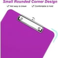 thumbnail image 6 of Minzimin 8.5 x 11 Plastic Clipboards Set of 1/2, Low Profile Metal Clip, Translucent Board, 12.5 x 9 in Letter Size, Office Supply, Back to School, 6 of 7