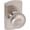 Satin Nickel, variant on Callan Italian Series Santo Dummy Door Knob in Black