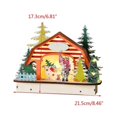 thumbnail image 4 of Christmas Glowing Small House Santa For Doll Figurine Cabin Led Light Xmas Decor, 4 of 5