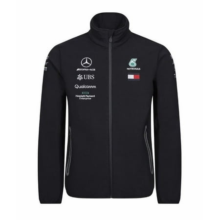 Mercedes-AMG Petronas Motorsport 2019 F1 Team Softshell Jacket Black (Best Softshell Jacket 2019)