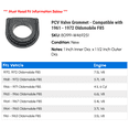 thumbnail image 2 of PCV Valve Grommet - Compatible with 1961 - 1972 Oldsmobile F85 1962 1963 1964 1965 1966 1967 1968 1969 1970 1971, 2 of 2