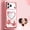 Red, variant on Allytechgroup iPhone 17 Pro Case for Girls Women, Stylish Glitter Diamond Embossed iPhone 17 Pro Case with Butterfly & Heart Design Makeup Mirror,Bling Fashion iPhone 17 Pro Cover,Pink