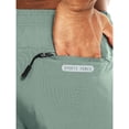 thumbnail image 6 of Men's Quick Dry Athletic Shorts,7 Inch Inseam Drawstring Workout Shorts with Zipper Pockets, Lightweight Breathable Running Shorts 21 Light Green M, 6 of 7