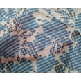 thumbnail image 4 of oneOone Silk Tabby Light Blue Fabric Stripe & Floral Artistic Dress Material Fabric Print Fabric By The Yard 42 Inch Wide, 4 of 4