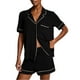 thumbnail image 1 of Conjunto de pijama Victoria's Secret Modal para mujer negro talla M, 1 of 6