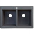 thumbnail image 3 of Transolid 33" x 22" Top Mount Radius Granite Kitchen Sink, Available in Various Colors, 3 of 4
