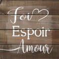 thumbnail image 1 of French Text- Foi Espoir Amour Sign, 1 of 1