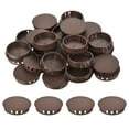 thumbnail image 1 of Uxcell 64PCS 60mm Tapones de Plástico Marrón, Tapas de Agujeros de Panel Tipo Flush, 1 of 6