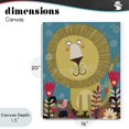 thumbnail image 4 of Stupell Industries Bohemian Boho Lion & Flowers Canvas Art, 16 x 20, by Carla Daly, 4 of 8