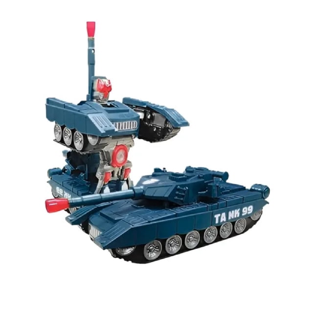 Tanque De Guerra Transformer Luz, De Pilas, Sonido Lindo Regalo, Se Transforma Solo