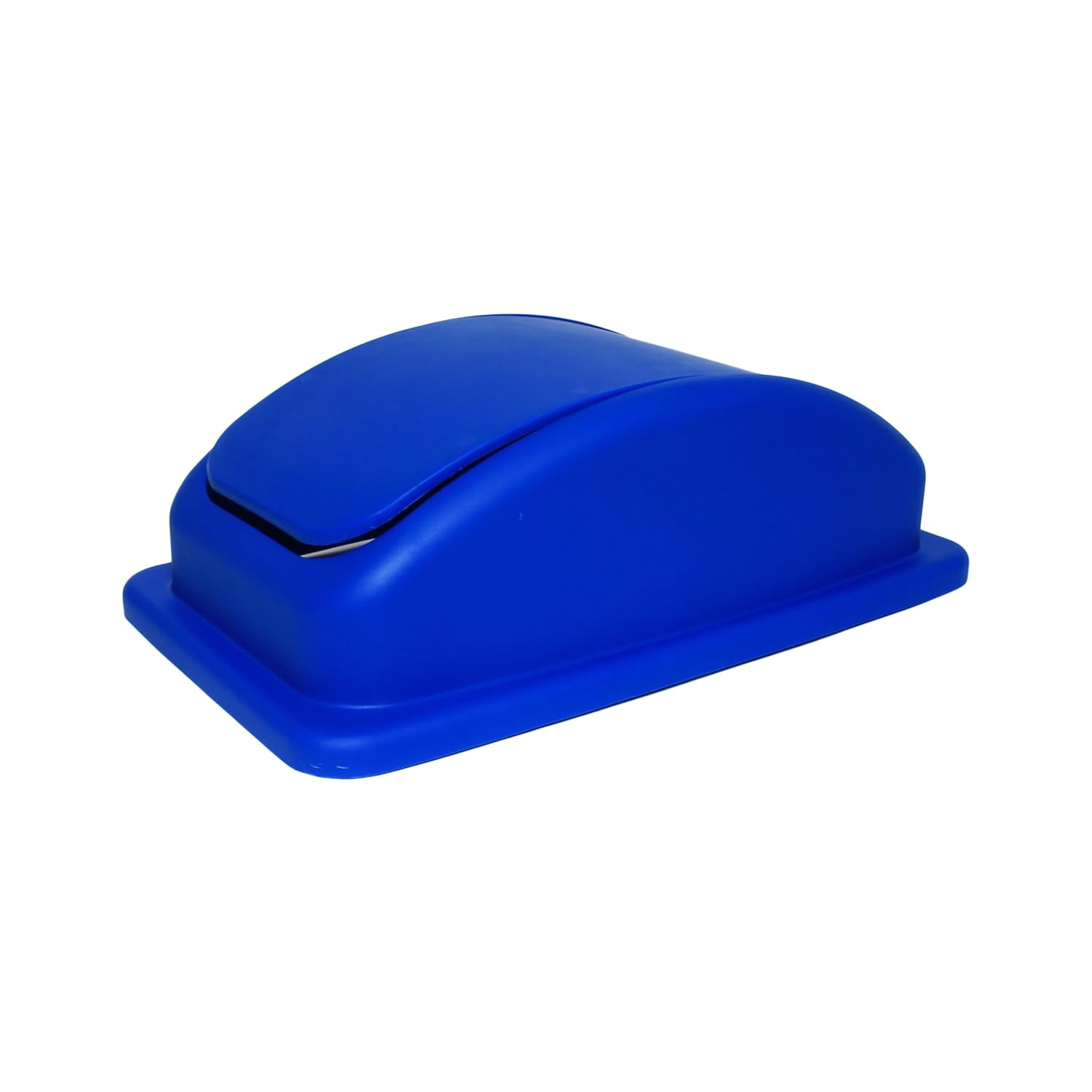 TrueCraftware- 23 Gallon Recycle Trash Can Swing Top Lid only 20-2/3" x 11-3/5" x 6-3/7" Blue Color- Wastebasket Garbage Bin Lid Recycling Bin Cover Kitchen Bathroom Bedroom Office Trash Can