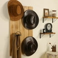 thumbnail image 4 of Cowboy Hat Rack Wall Mounted Western Hat Holder Organizer with Non Damage Brim Design for Wide Brim Hats and Baseball Caps Display, 4 of 8