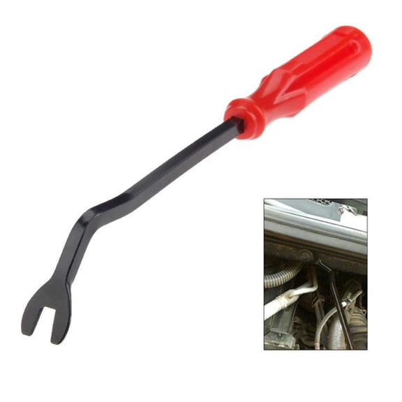TENCE Red 22.5cm Car Door Panel Trim Upholstery Retaining Clip Removal Puller Pry Tool